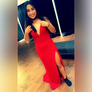 Formal gown size 4 Red Sherri Hill
